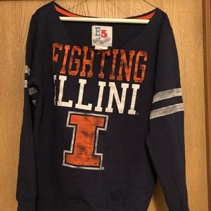 Fighting Illini Sweatshirt, Size XL